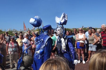 blauw kunst bloemenfamilie